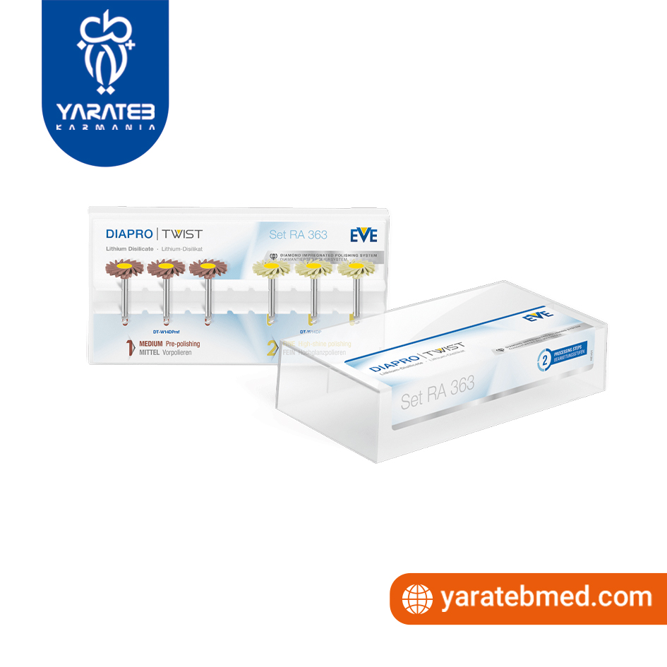 کیت 6 عددی پالیش فلدسپات، دی سیلیکات لیتیوم و سرامیک کد 9092